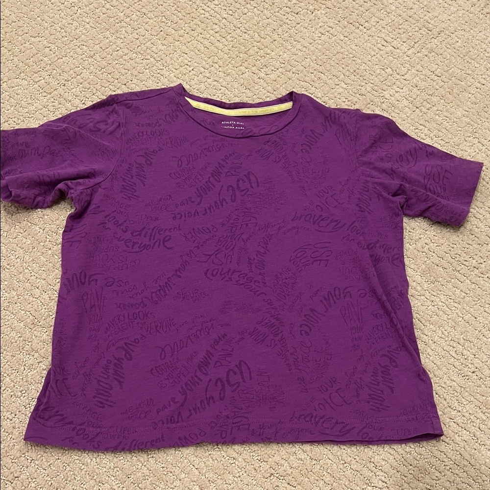 Purple Kids Graphic T-Shirt